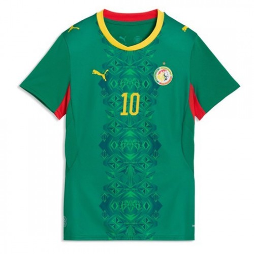 Senegal Sadio Mane #10 Replika Bortatröja Damer VM 2026 Kortärmad